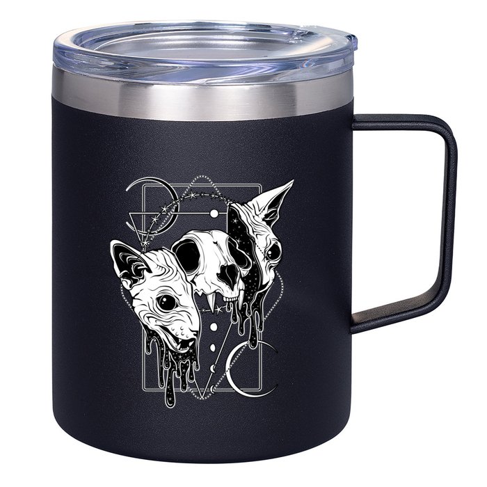 Cosmic Sphynx 12oz Stainless Steel Coffee Mug