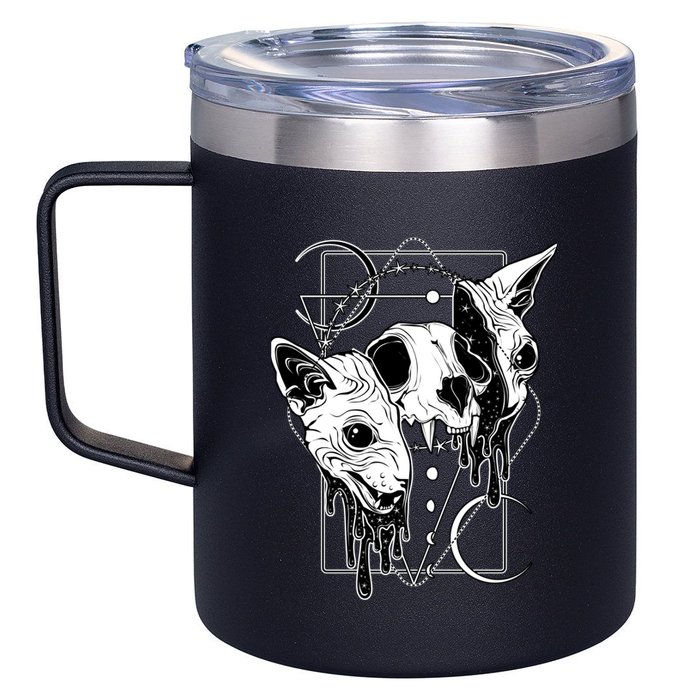 Cosmic Sphynx 12oz Stainless Steel Coffee Mug