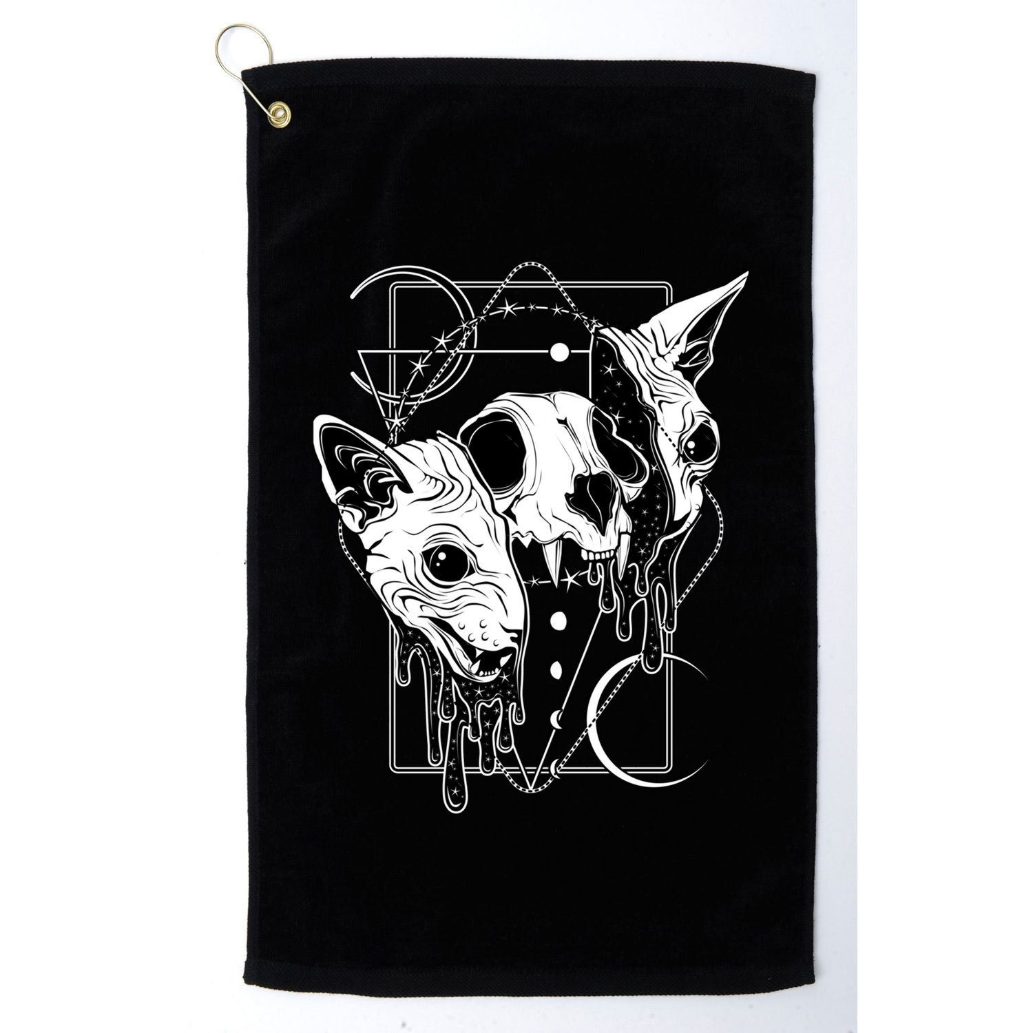 Cosmic Sphynx Golf Towel