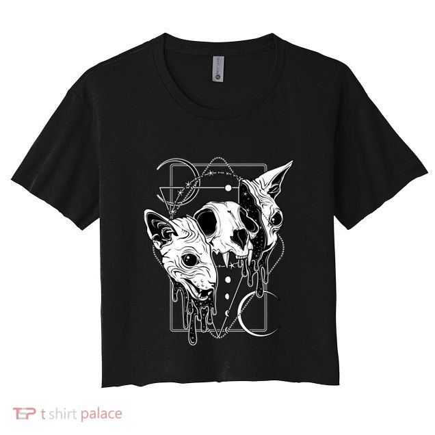 Cosmic Sphynx Crop Top