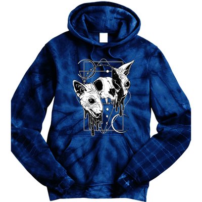 Cosmic Sphynx Tie Dye Hoodie