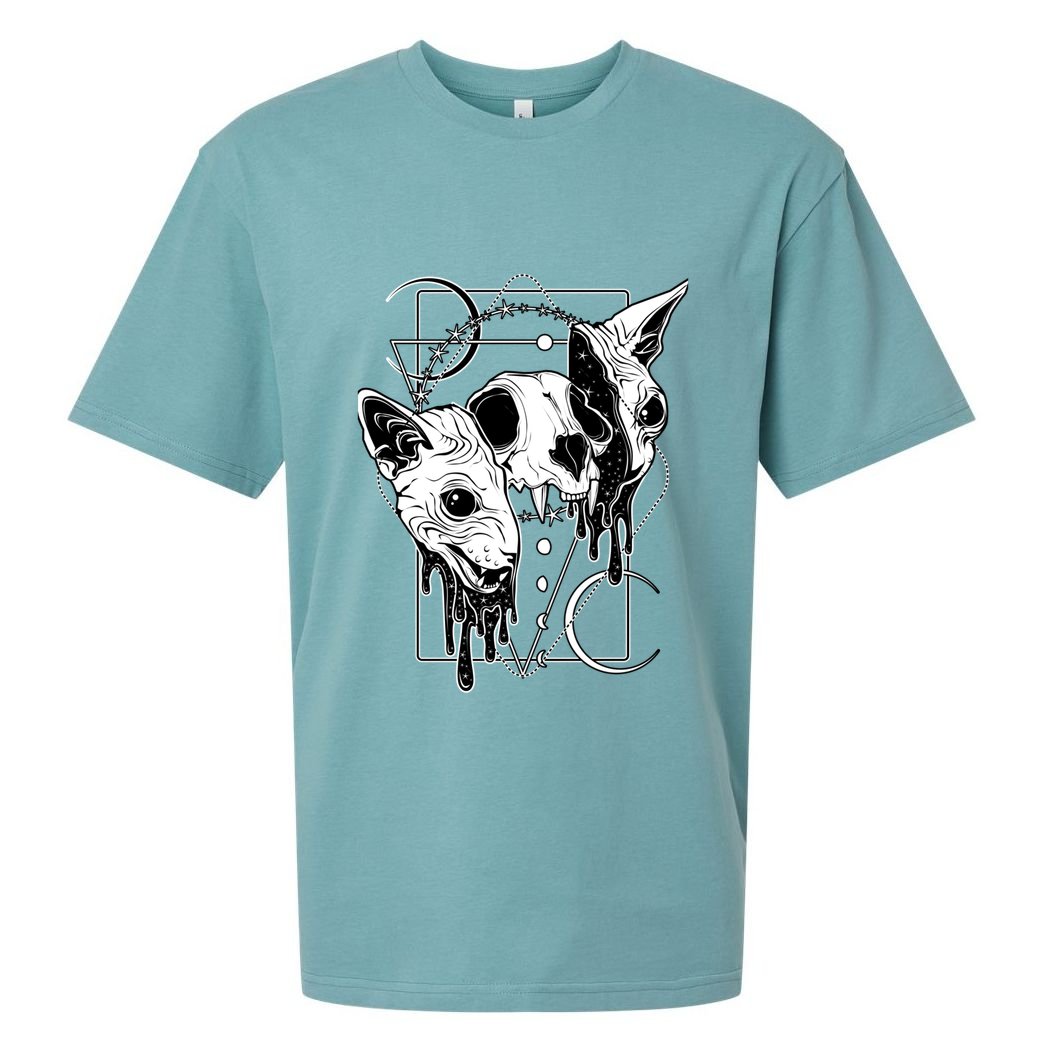 Cosmic Sphynx Sueded Cloud Jersey T-Shirt