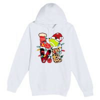 Christmas Santa Claus Tennis Game Tennis Racket Humor Quote Premium Pullover Hoodie