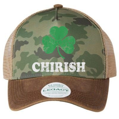 Chirish Shamrock Chicago Irish St Patricks Day Legacy Tie Dye Trucker Hat