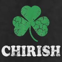 Chirish Shamrock Chicago Irish St Patricks Day Garment-Dyed Fleece Hoodie
