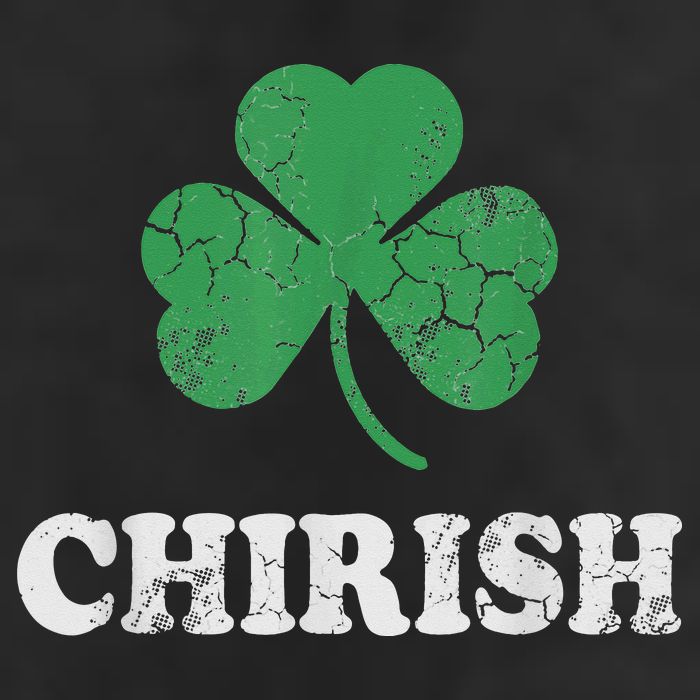 Chirish Shamrock Chicago Irish St Patricks Day Garment-Dyed Fleece Hoodie