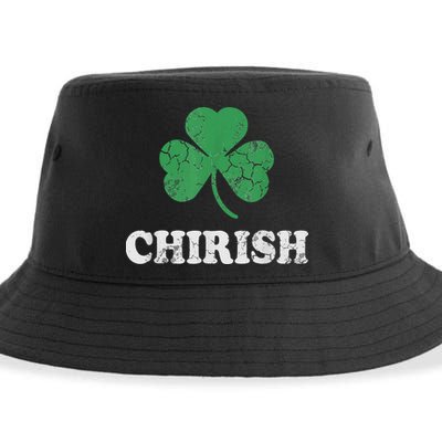 Chirish Shamrock Chicago Irish St Patricks Day Sustainable Bucket Hat