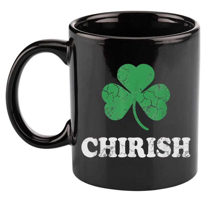 Chirish Shamrock Chicago Irish St Patricks Day 11oz C Handle Ceramic Mug
