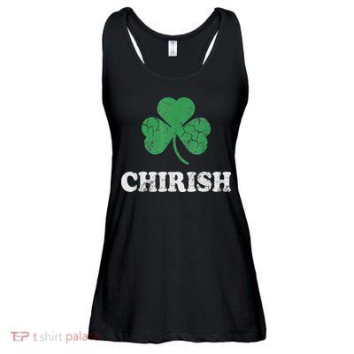 Chirish Shamrock Chicago Irish St Patricks Day Ladies Essential Flowy Tank