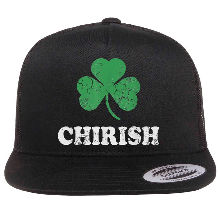 Chirish Shamrock Chicago Irish St Patricks Day Flat Bill Trucker Hat