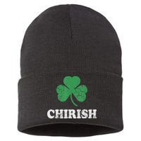 Chirish Shamrock Chicago Irish St Patricks Day Sustainable Knit Beanie