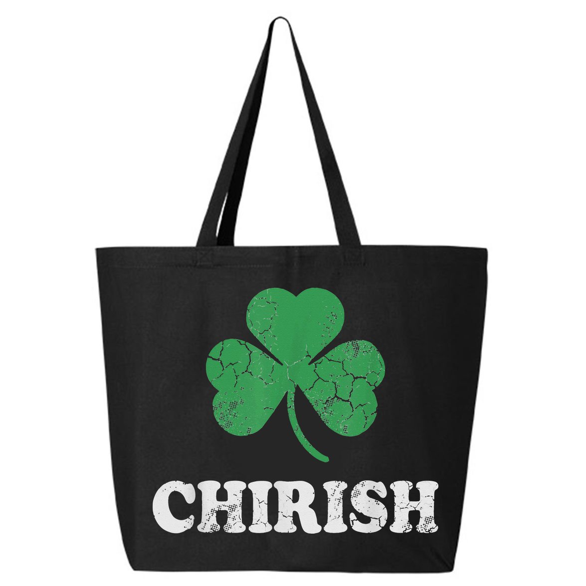 Chirish Shamrock Chicago Irish St Patricks Day 25L Jumbo Tote
