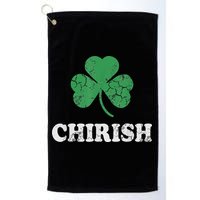 Chirish Shamrock Chicago Irish St Patricks Day Golf Towel