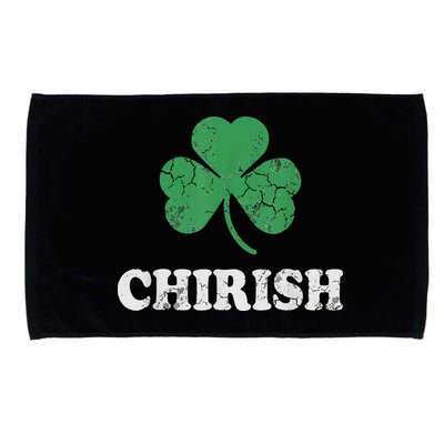 Chirish Shamrock Chicago Irish St Patricks Day Microfiber Hand Towel