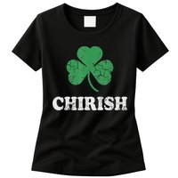 Chirish Shamrock Chicago Irish St Patricks Day Womens T-Shirt