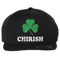 Chirish Shamrock Chicago Irish St Patricks Day Wool Snapback Cap
