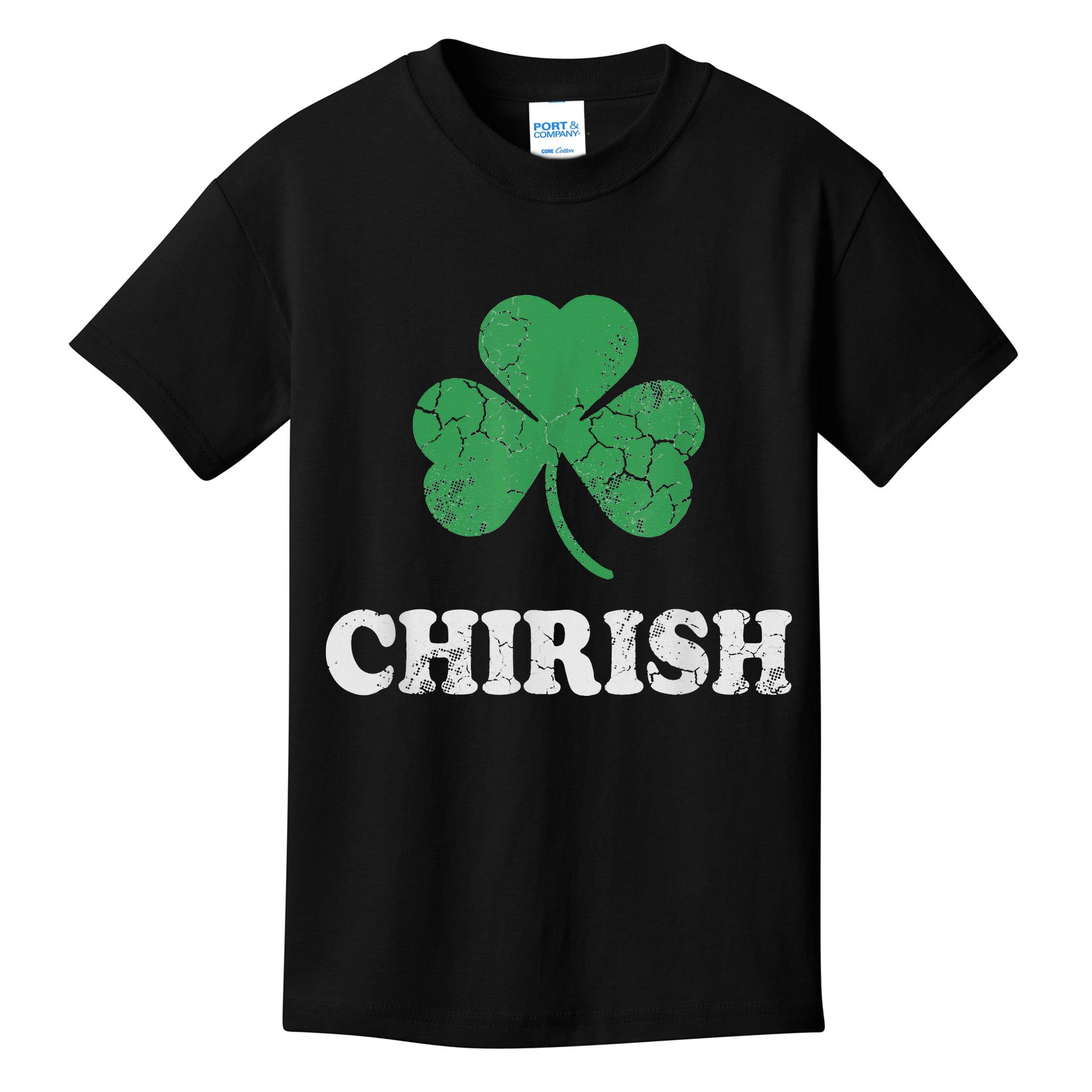 Chirish Shamrock Chicago Irish St Patricks Day Kids T-Shirt