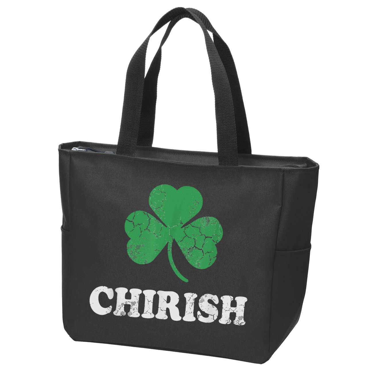 Chirish Shamrock Chicago Irish St Patricks Day Zip Tote Bag