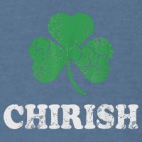 Chirish Shamrock Chicago Irish St Patricks Day Garment-Dyed Sweatshirt