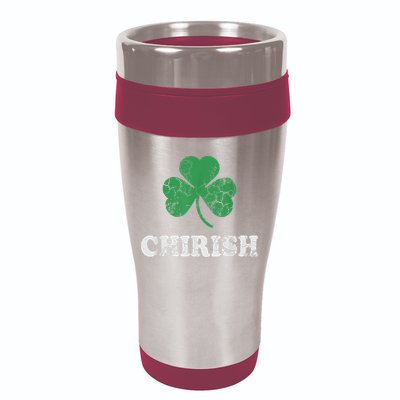 Chirish Shamrock Chicago Irish St Patricks Day 16oz Travel Tumbler