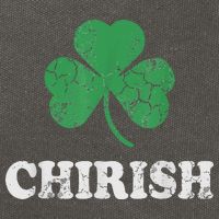 Chirish Shamrock Chicago Irish St Patricks Day Cotton Canvas Backpack