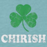 Chirish Shamrock Chicago Irish St Patricks Day Sueded Cloud Jersey T-Shirt