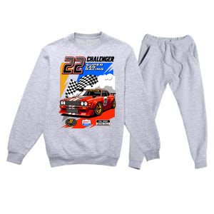 Chalenger Super Car Racing Premium Crewneck Sweatsuit Set