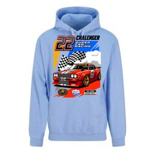 Chalenger Super Car Racing Unisex Surf Hoodie