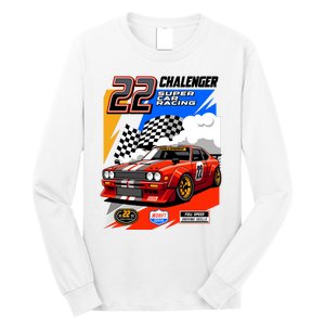 Chalenger Super Car Racing Long Sleeve Shirt