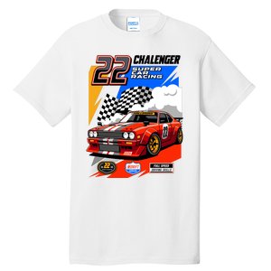 Chalenger Super Car Racing Tall T-Shirt