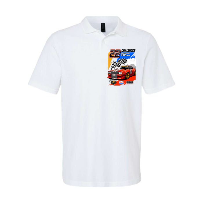 Chalenger Super Car Racing Softstyle Adult Sport Polo