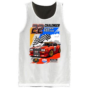 Chalenger Super Car Racing Mesh Reversible Basketball Jersey Tank