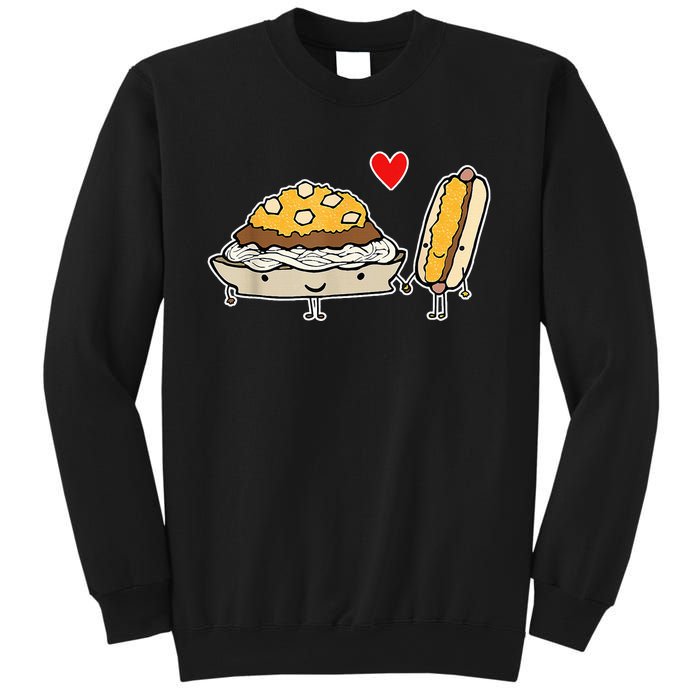 Cincinnati Style Chili 3 Way And Cheese Coney Sweatshirt