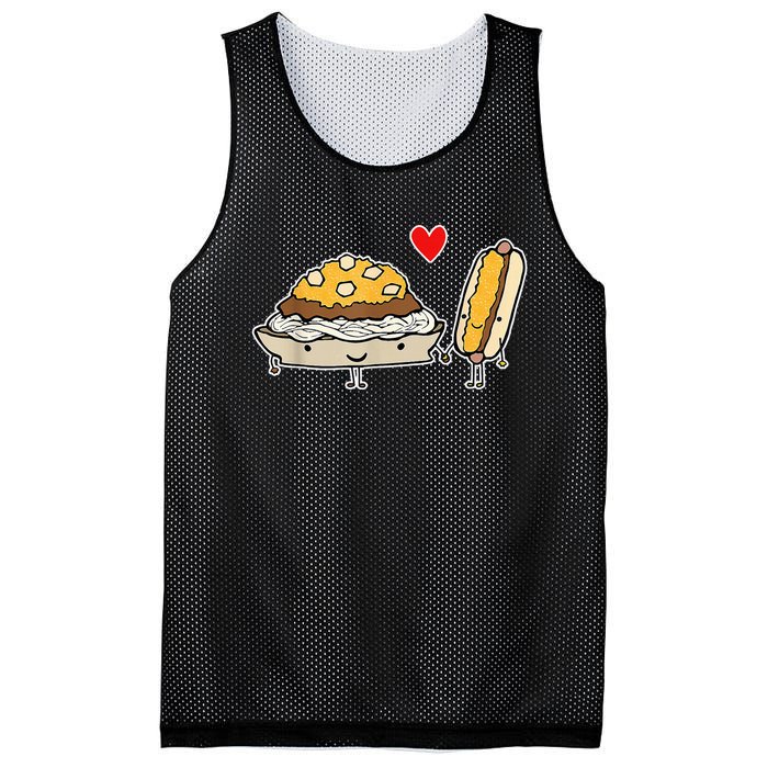 Cincinnati Style Chili 3 Way And Cheese Coney Mesh Reversible Basketball Jersey Tank