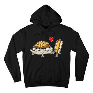 Cincinnati Style Chili 3 Way And Cheese Coney Tall Hoodie