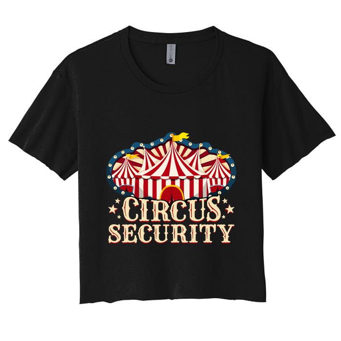 Circus Security Women's Crop Top Tee