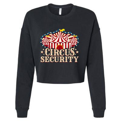 Circus Security Cropped Pullover Crew