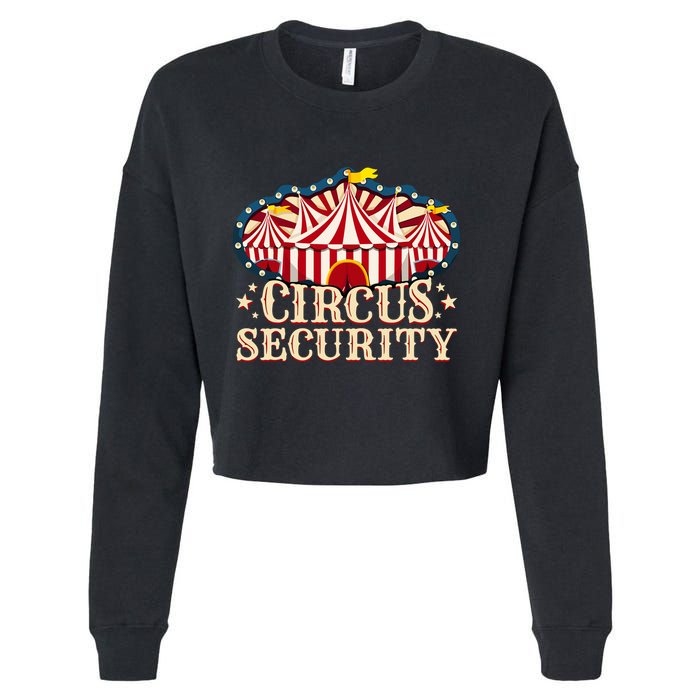 Circus Security Cropped Pullover Crew