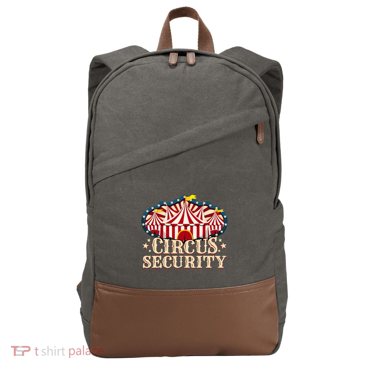 Circus Security Cotton Canvas Backpack