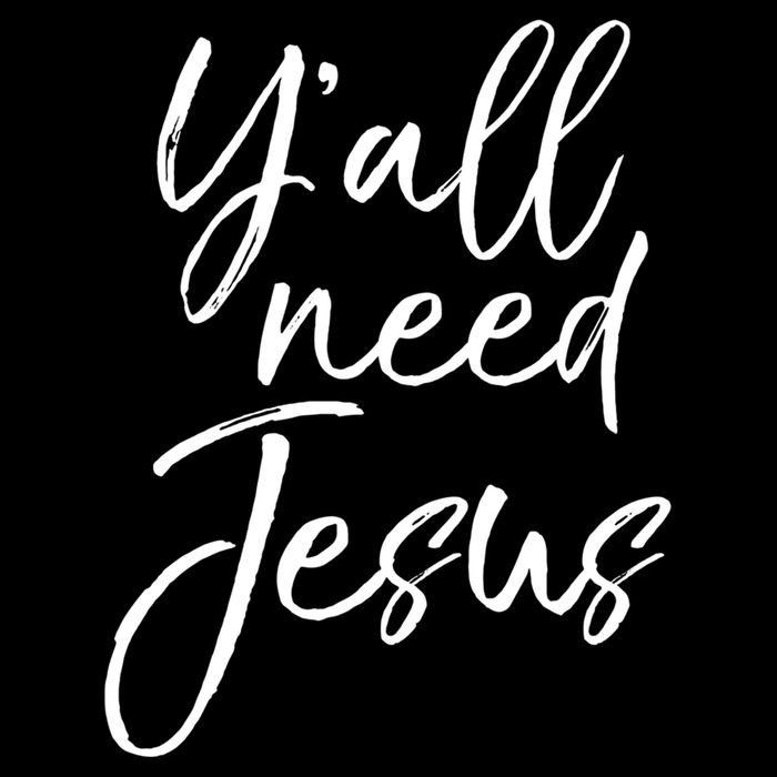 Cute Southern Christian Saying Funny Quote Y'all Need Jesus Gift Impact Tech Backpack