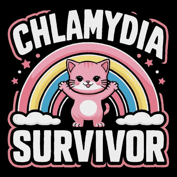 Chlamydia Survivor Drawstring Bag
