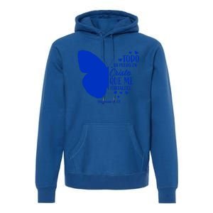 Cute Spanish Christian Bible Verse Religious Butterfly Gift Premium Hoodie