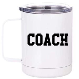 Coach Sports Coaches Thank You Gift 12 oz Stainless Steel Tumbler Cup