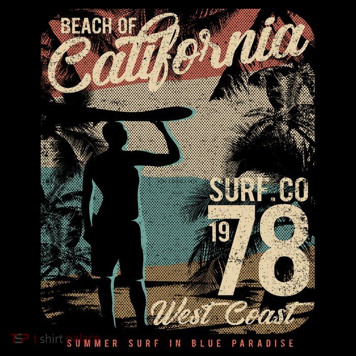 California Surf Tall T-Shirt