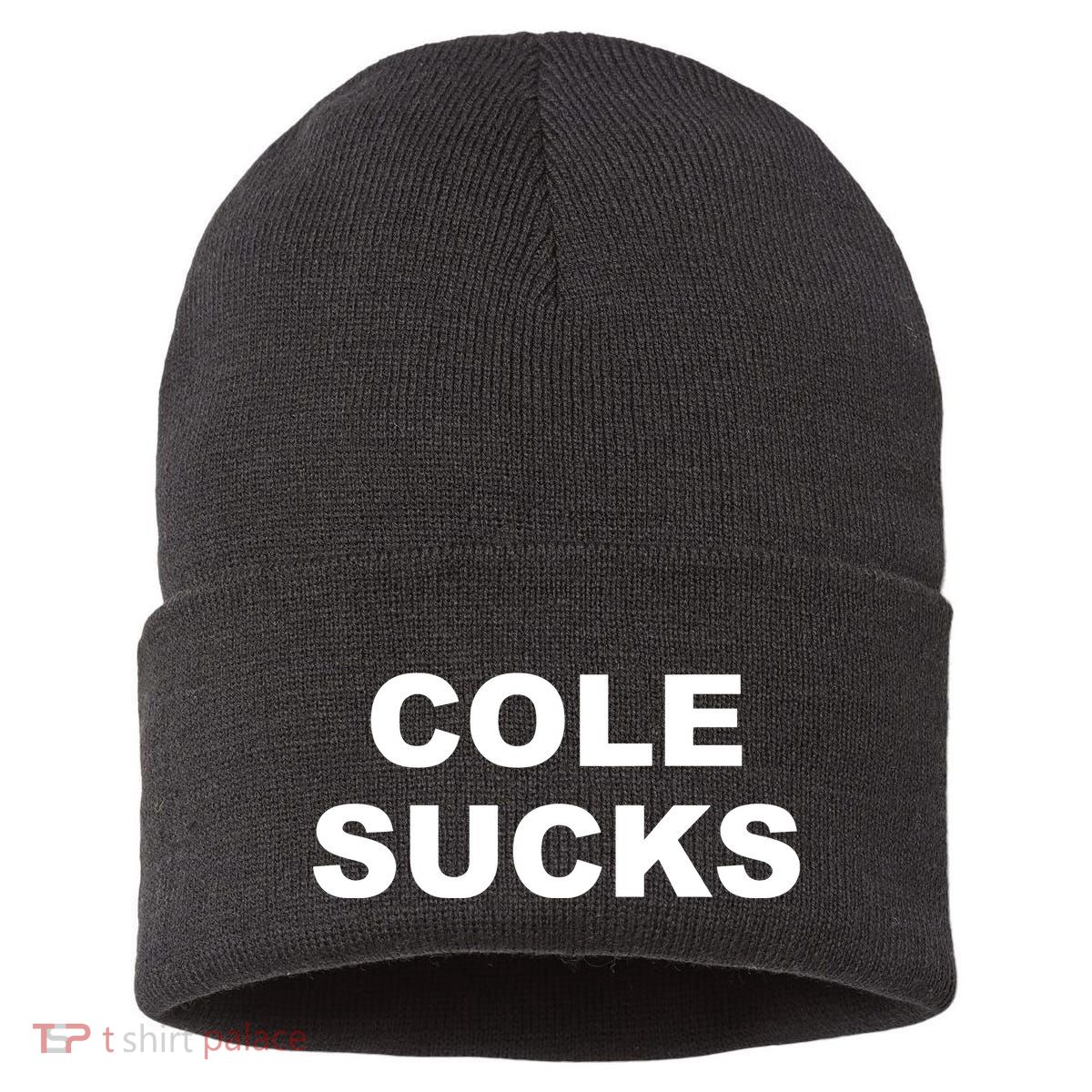 Cole Sucks Sustainable Knit Beanie