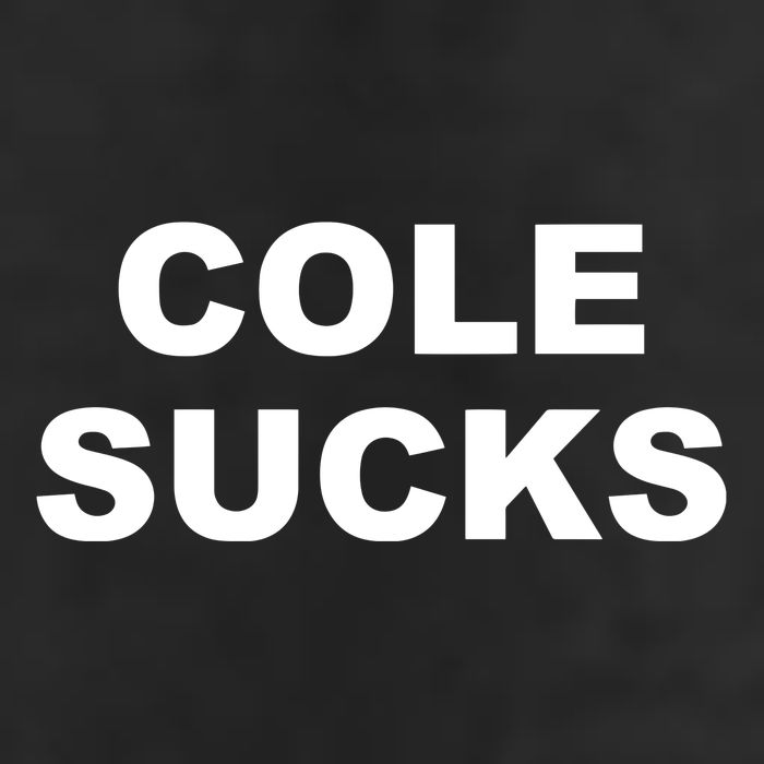 Cole Sucks Golf Towel