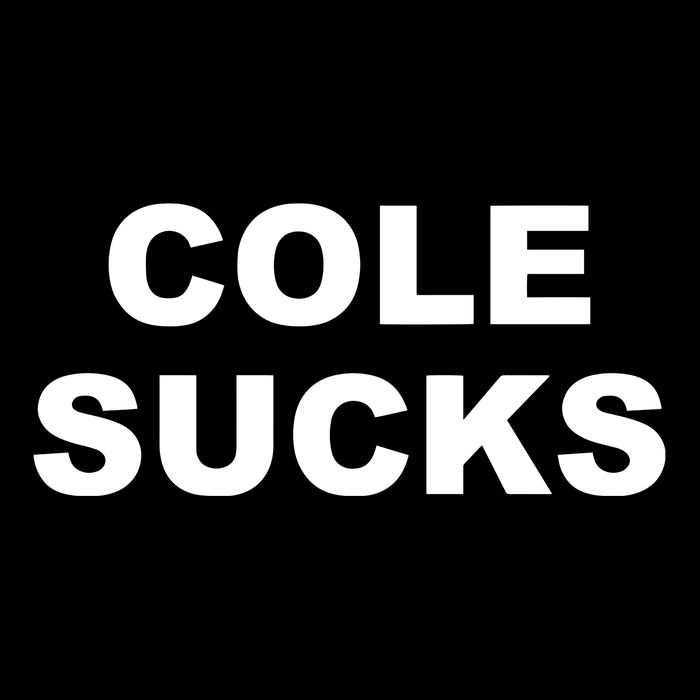 Cole Sucks Women's Crop Top Tee