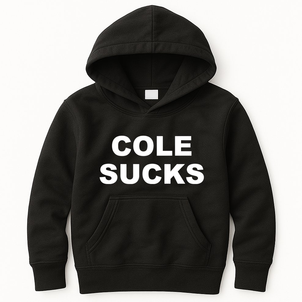 Cole Sucks Kids Hoodie