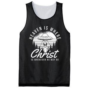 Christianity Spaceship Catholic Bible Christian Alien Jesus Mesh Reversible Basketball Jersey Tank