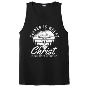 Christianity Spaceship Catholic Bible Christian Alien Jesus PosiCharge Competitor Tank